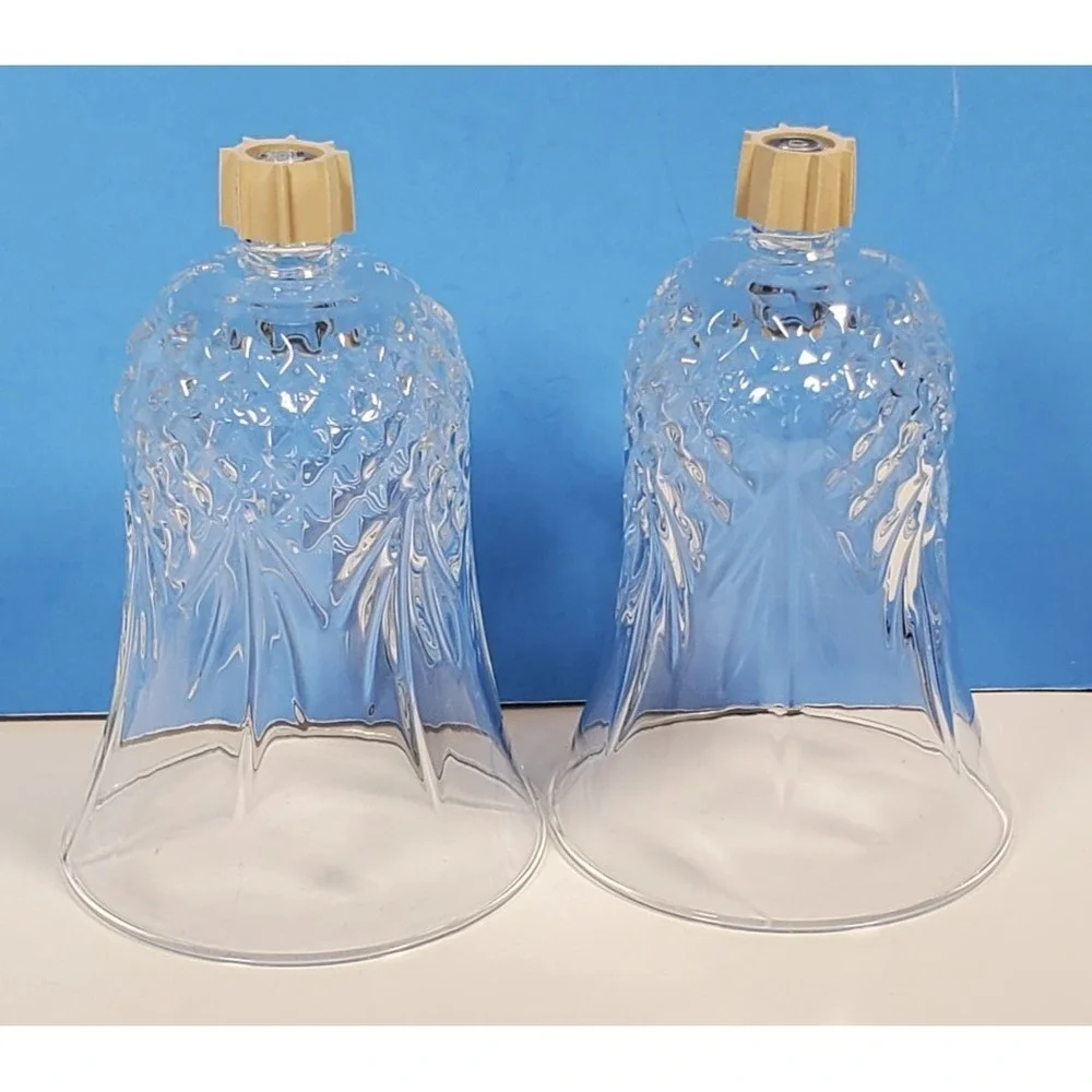 Vintage Votive Cups Windsor Patt Glass Peg Candle Home Interior N/Grippers QTY 2